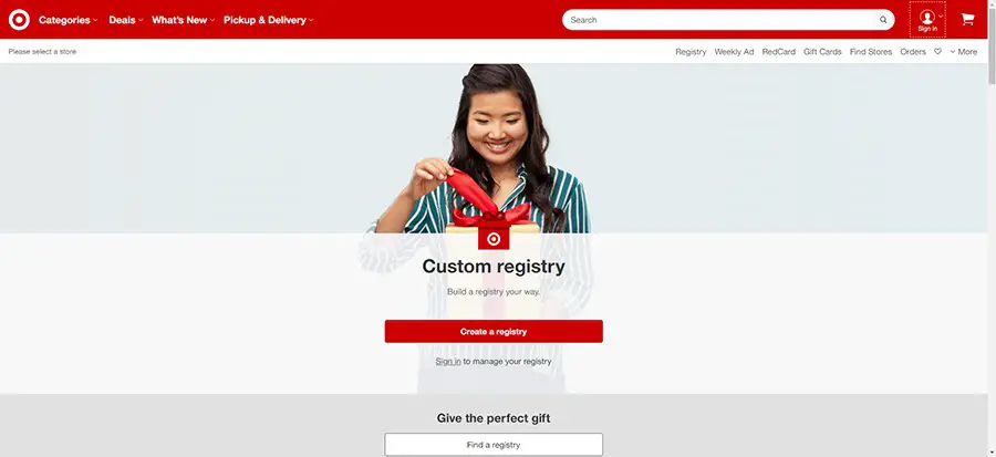 Target register