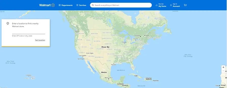 Walmart Store Locator