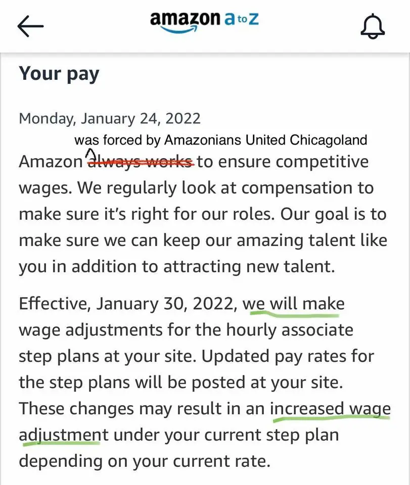 amazon pay raise 2022