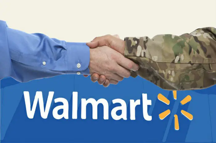 Walmart offre uno sconto militare