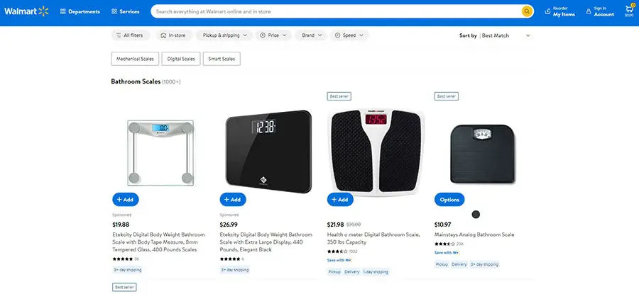 Where Are The Scales In Walmart? - (Price & Details)