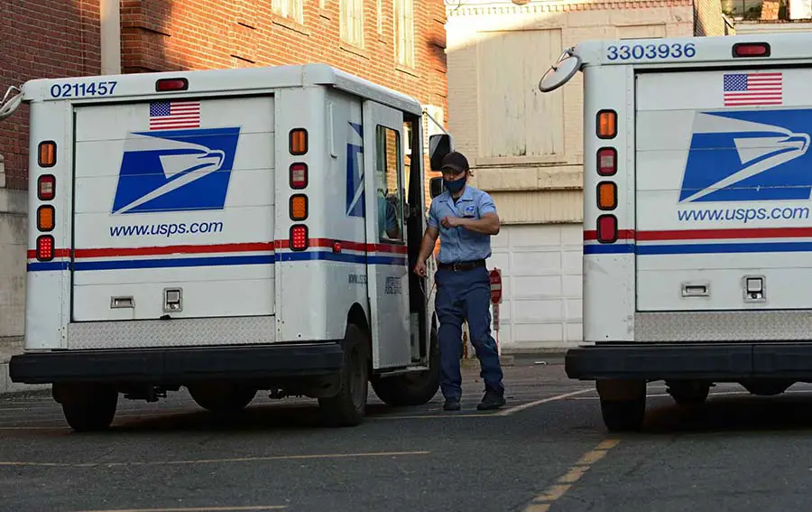 USPS Package Is Delivered To An Agent
