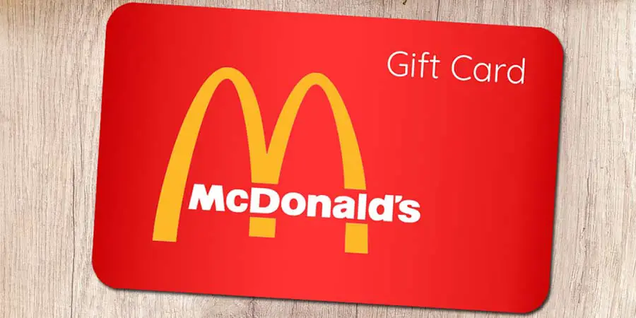 Dollar Denominations For McDonald's Gift Cards