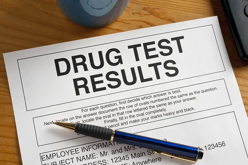 McDonald's drug test result