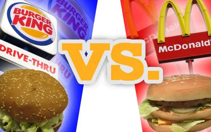 McDonald's versus Burger King