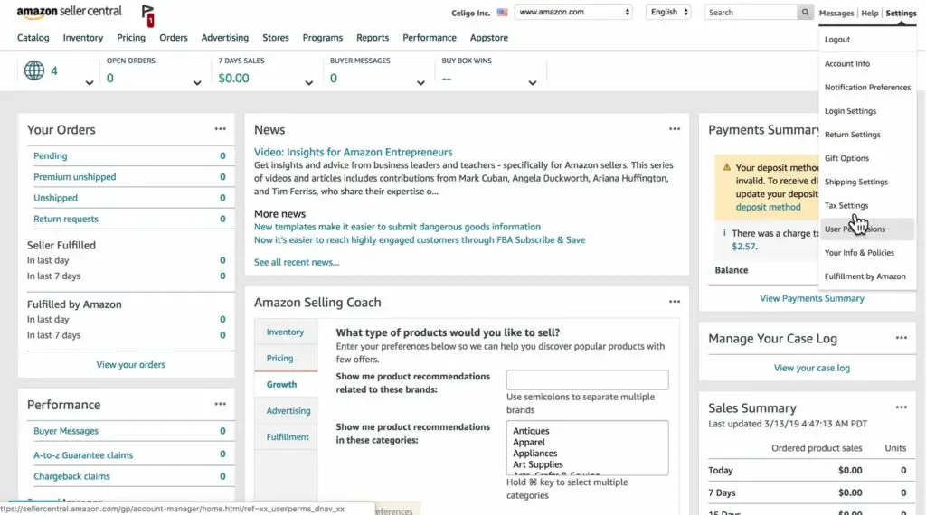 Seller Central Amazon