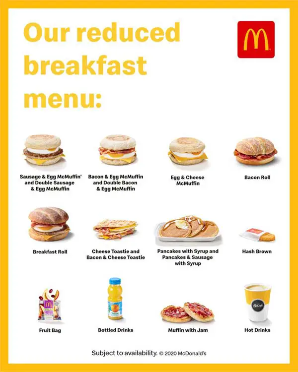All-Day Breakfasts At Mcdonald's