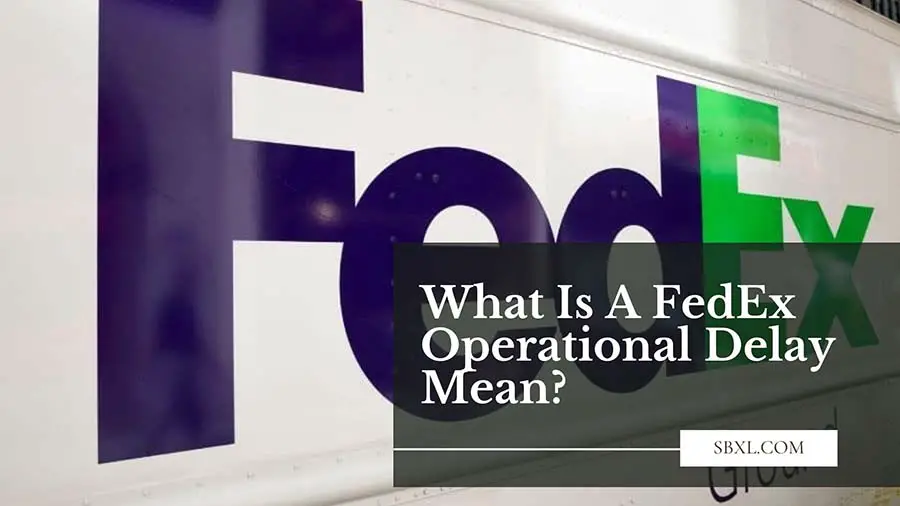 What Does Operational Delay Mean FedEx?
