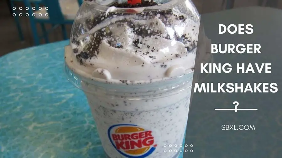 Does Burger King Have Milkshakes (Size, Flavor & Price…)