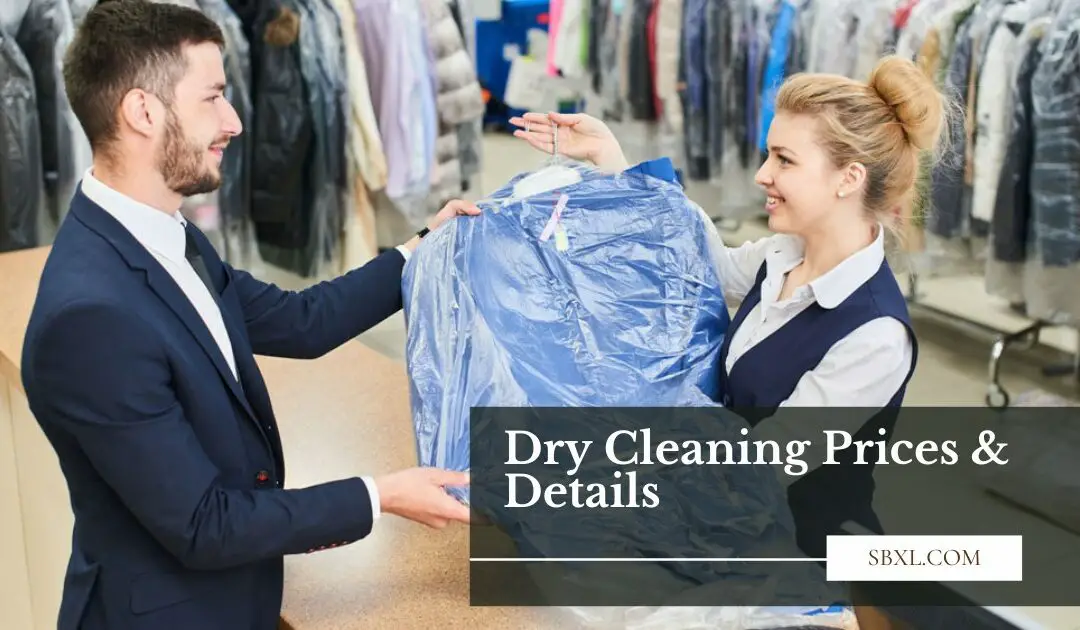 How Much Does Dry Cleaning Cost (Prices List & Place Near Me)