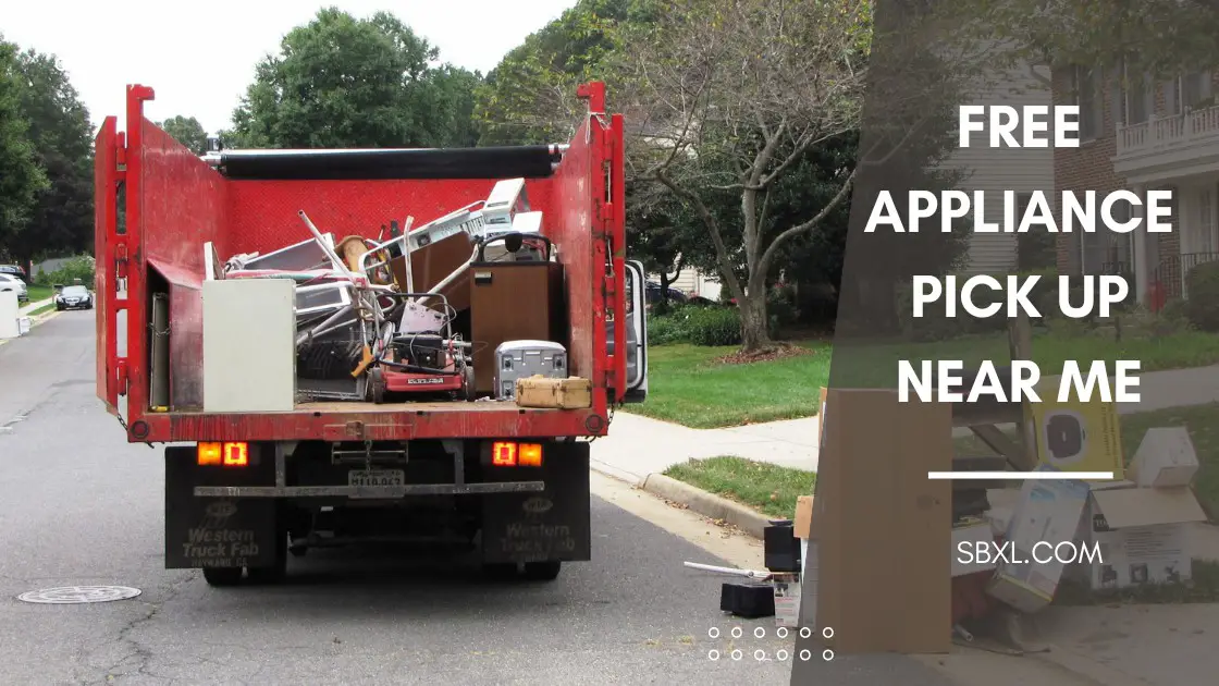 Free Appliance Pick Up Near Me