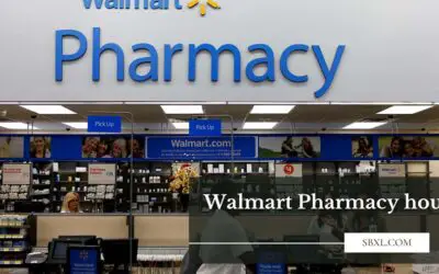 What Time Does Walmart Pharmacy Open And Close?